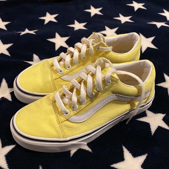Vans unisex yellow mens size 4 OR Women’s 5.5 - Picture 3 of 6